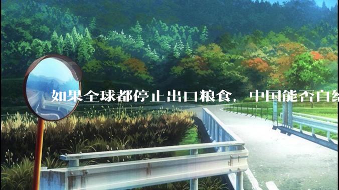 如果全球都停止出口粮食，中国能否自给自足？
