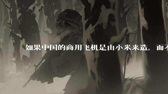 如果中国的商用飞机是由小米来造，而不是中国商飞，现在会是怎样的情况？